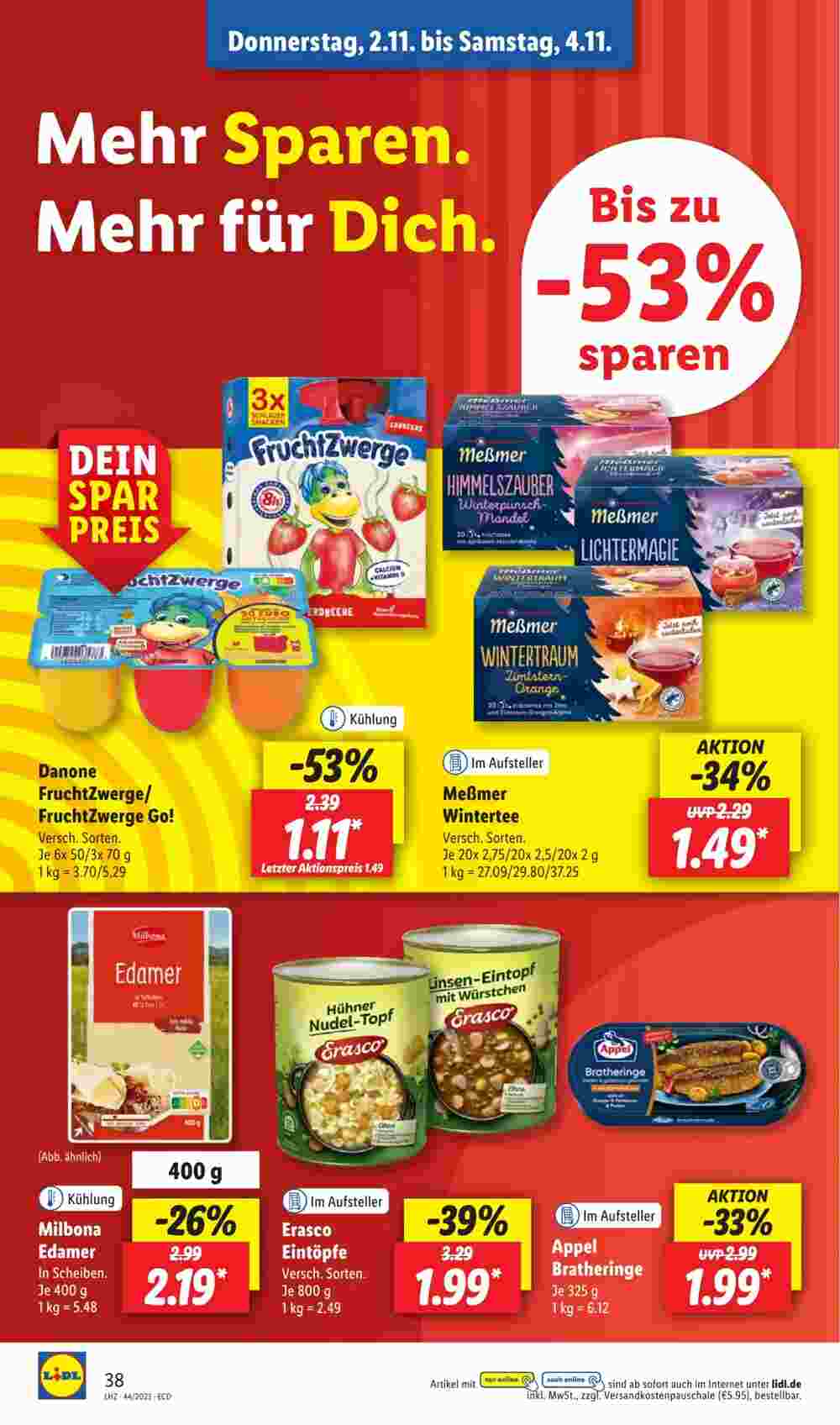 Lidl Prospekt (ab 30.10.2023) zum Blättern - Seite 52