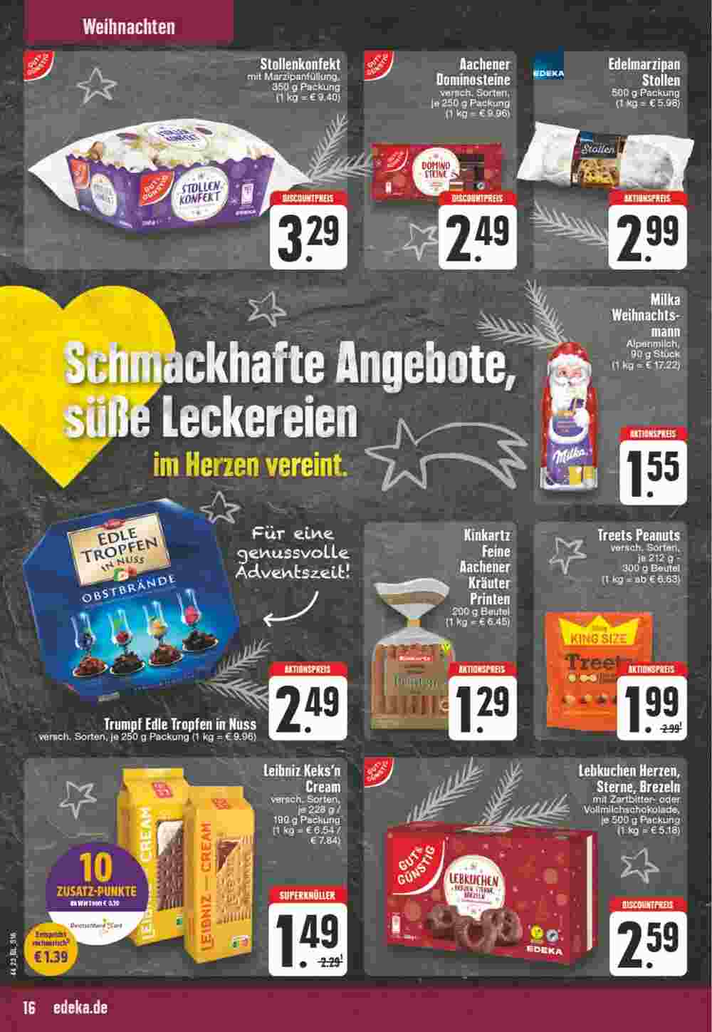 Edeka Wegner Prospekt (ab 30.10.2023) zum Blättern - Seite 16