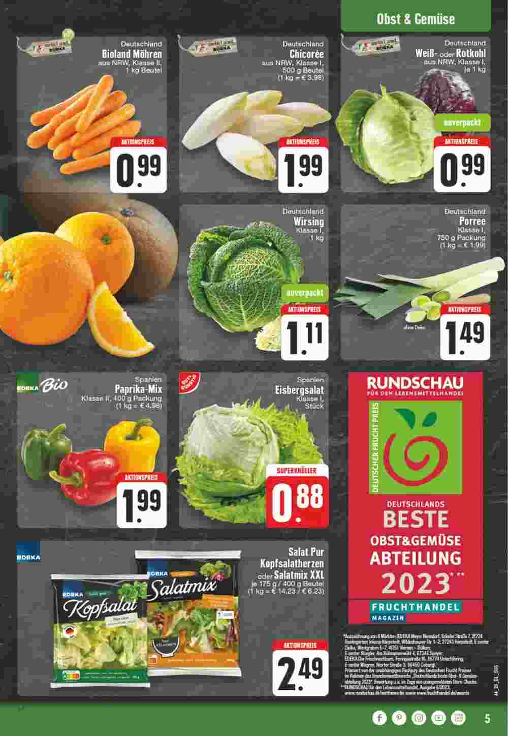 Edeka Wegner Prospekt (ab 30.10.2023) zum Blättern - Seite 5