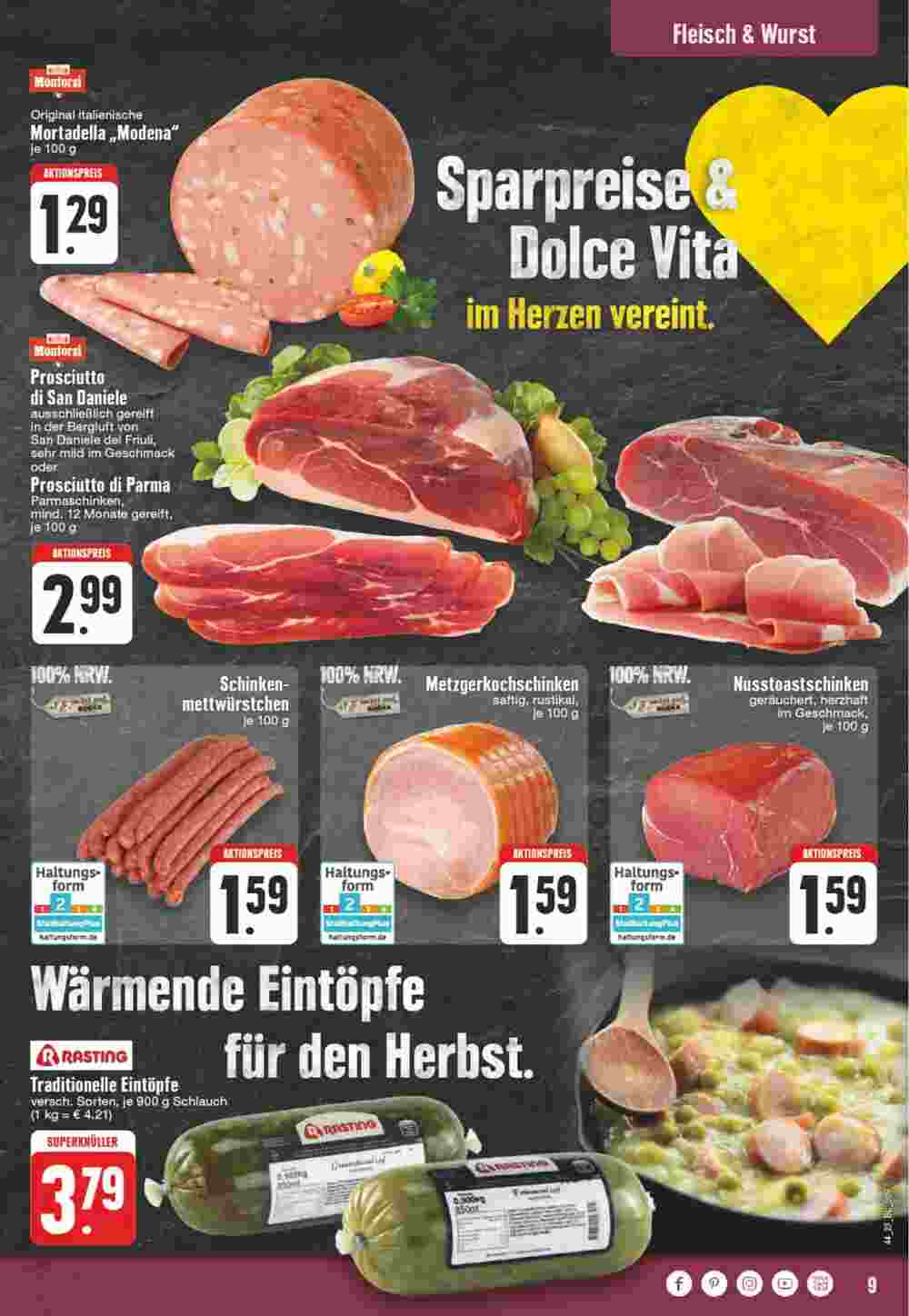 Edeka Wegner Prospekt (ab 30.10.2023) zum Blättern - Seite 9