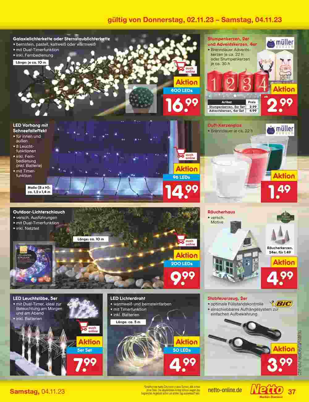 Netto Marken-Discount Prospekt (ab 30.10.2023) zum Blättern - Seite 39