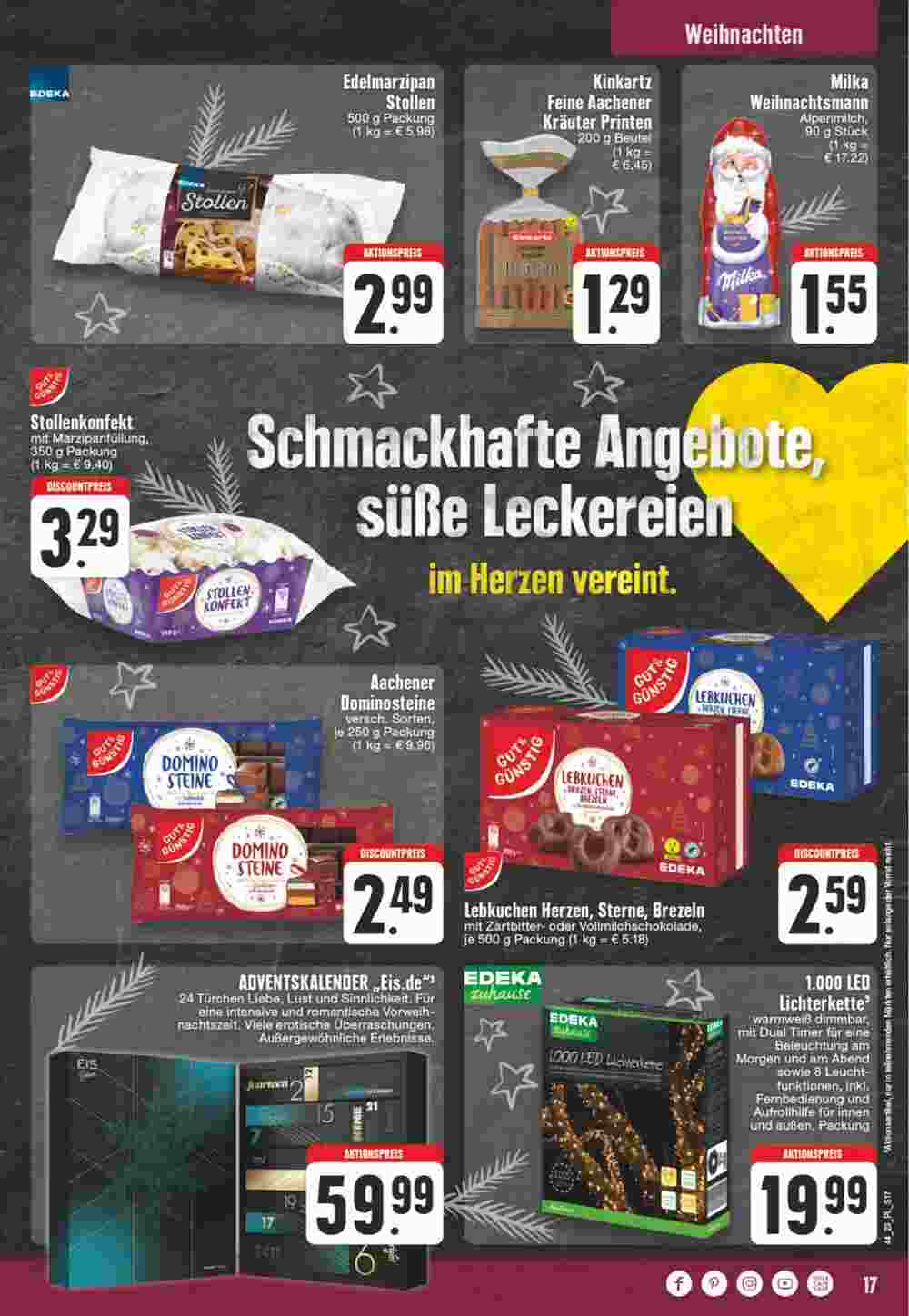 EDEKA Vogl Prospekt (ab 30.10.2023) zum Blättern - Seite 17