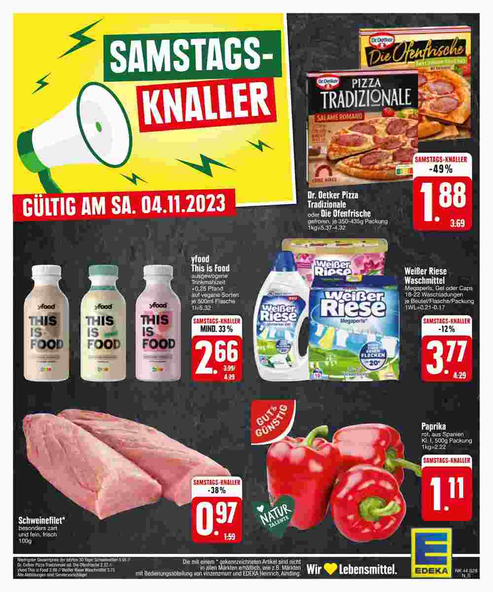 Edeka Scherer Prospekt (ab 30.10.2023) zum Blättern - Seite 28