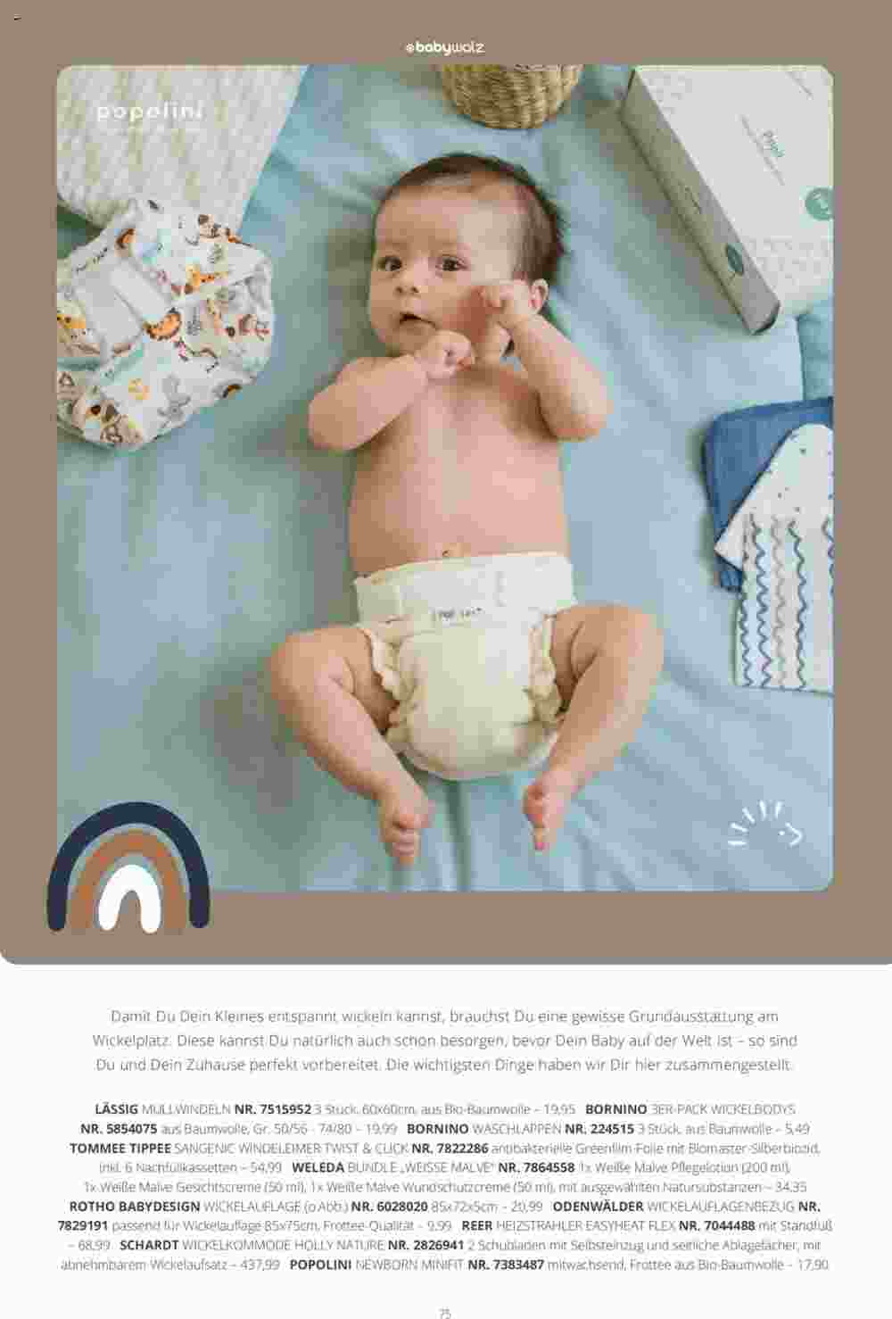 Baby Walz Prospekt (ab 30.10.2023) zum Blättern - Seite 75