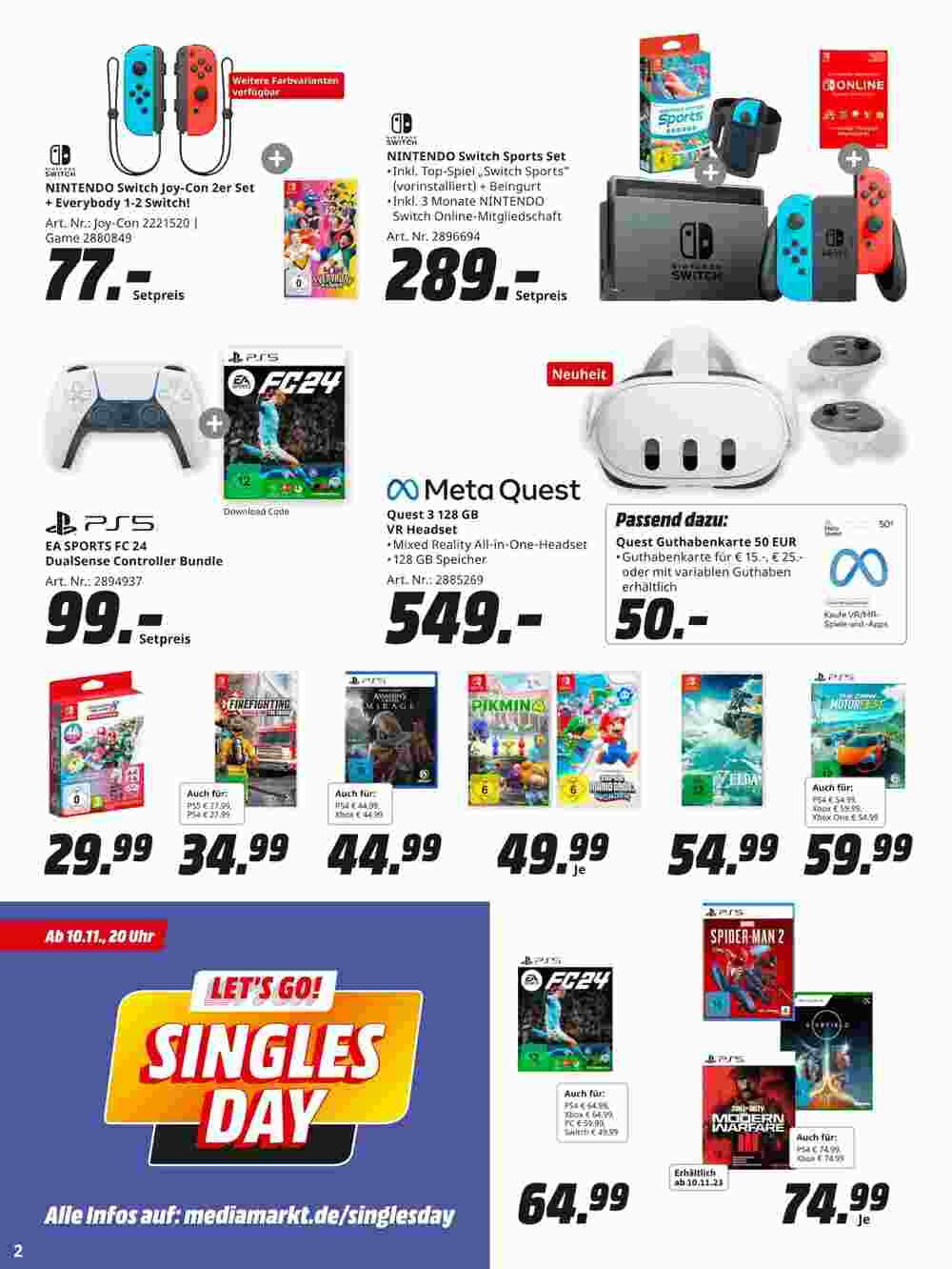 MediaMarkt Prospekt (ab 31.10.2023) zum Blättern - Seite 2