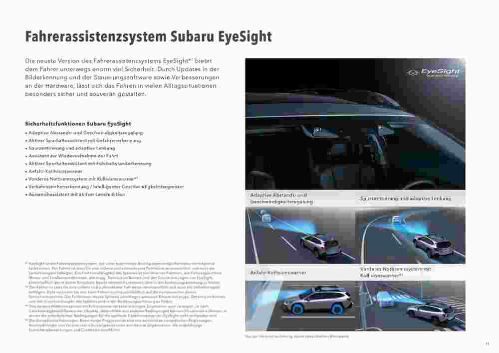 Subaru Prospekt (ab 31.10.2023) zum Blättern - Seite 11