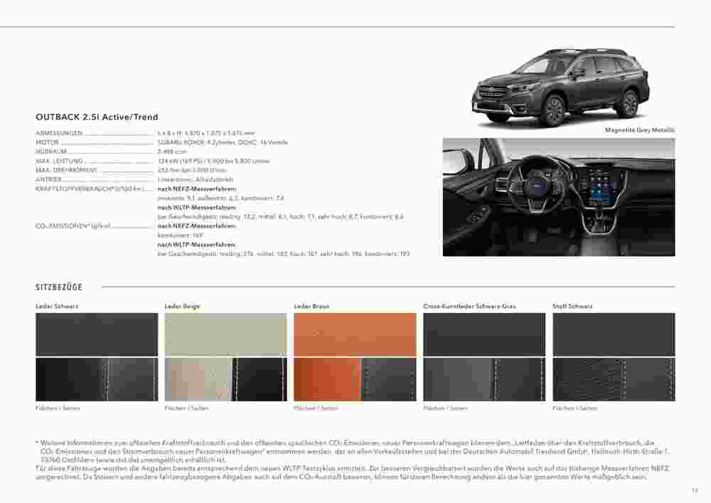 Subaru Prospekt (ab 31.10.2023) zum Blättern - Seite 13