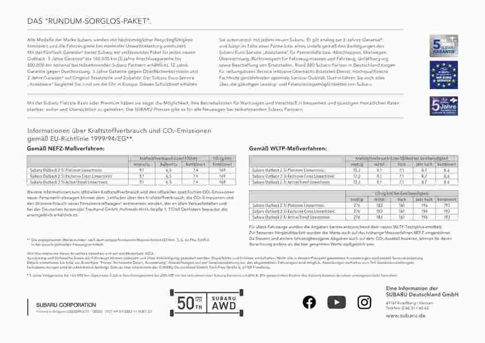 Subaru Prospekt (ab 31.10.2023) zum Blättern - Seite 16