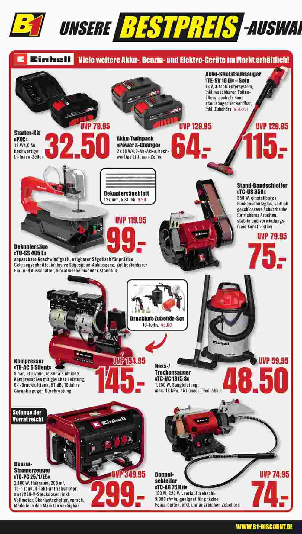 B1 Discount Baumarkt Prospekt (ab 04.11.2023) zum Blättern - Seite 10