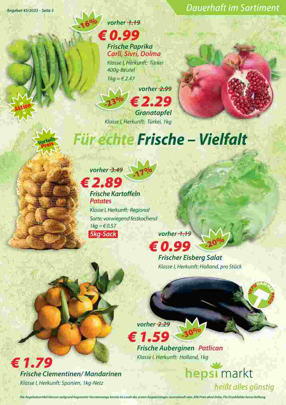 Hepsi-Markt Prospekt (ab 05.11.2023) zum Blättern - Seite 3