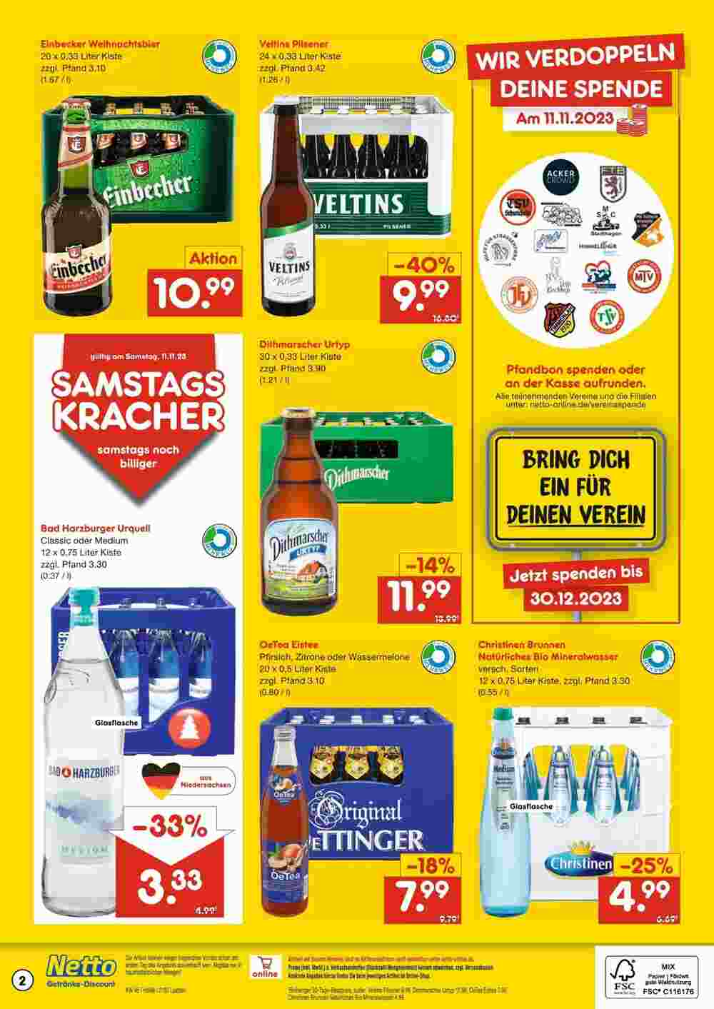 Netto Getränke Discount Prospekt (ab 05.11.2023) zum Blättern - Seite 2