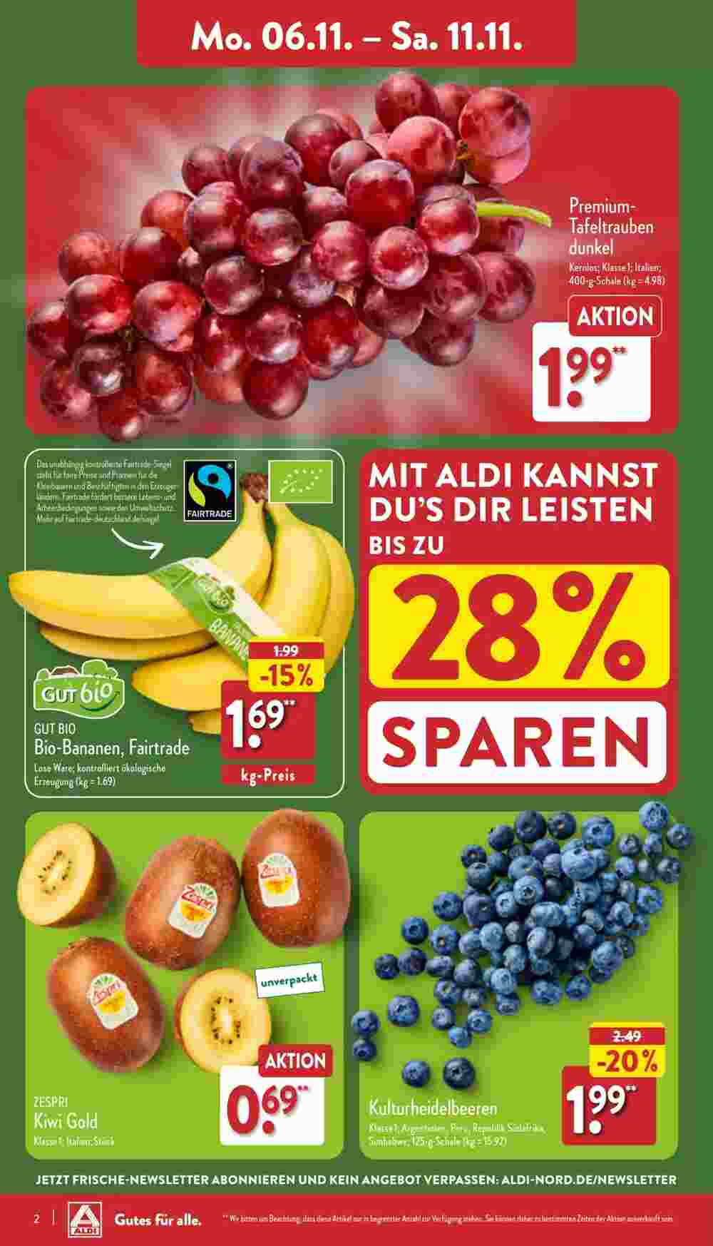 Aldi Nord Prospekt (ab 06.11.2023) zum Blättern - Seite 2