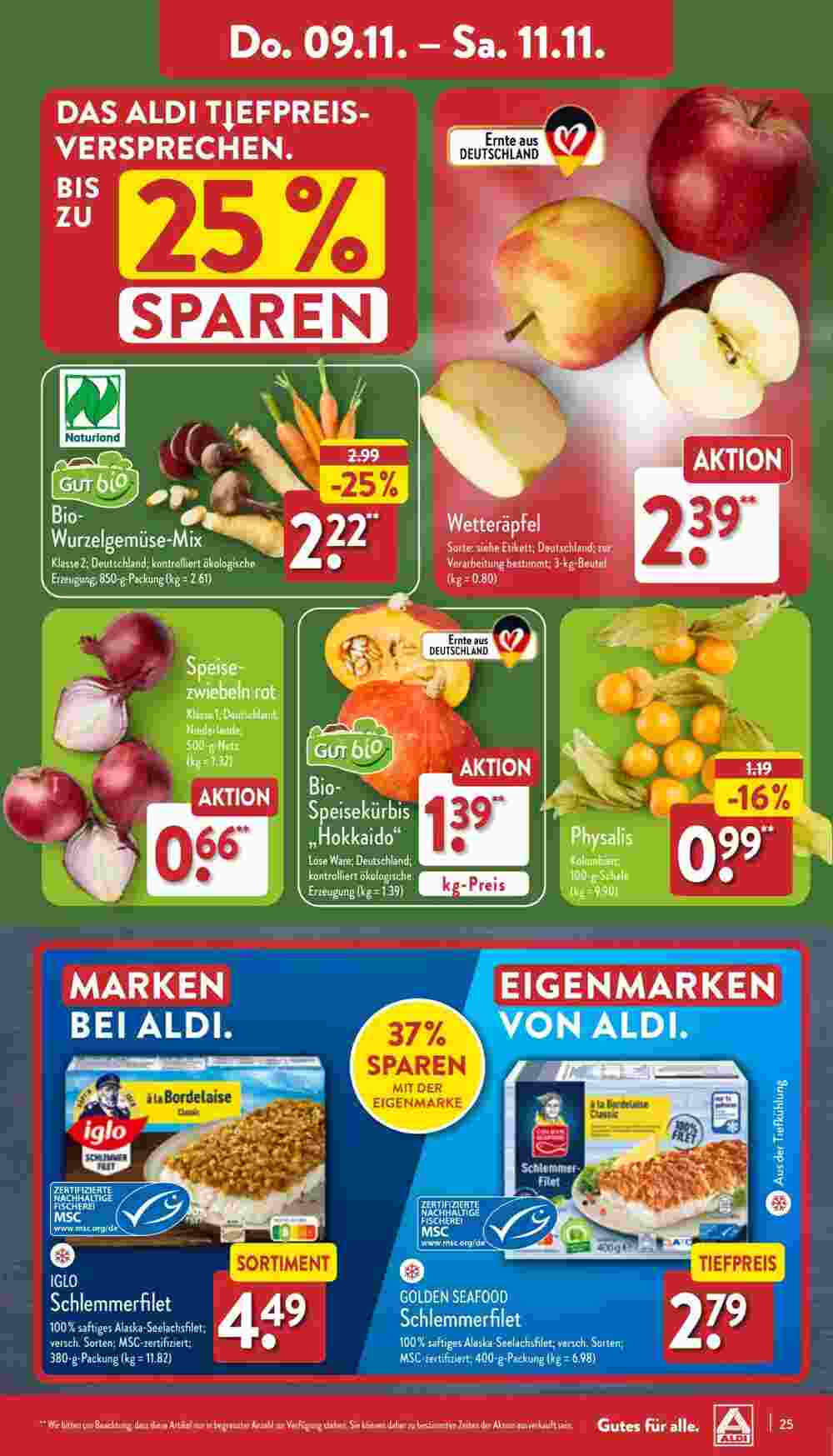 Aldi Nord Prospekt (ab 06.11.2023) zum Blättern - Seite 25