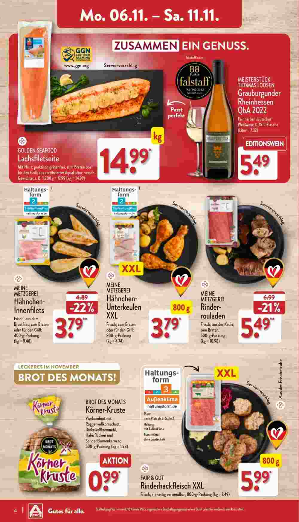 Aldi Nord Prospekt (ab 06.11.2023) zum Blättern - Seite 4