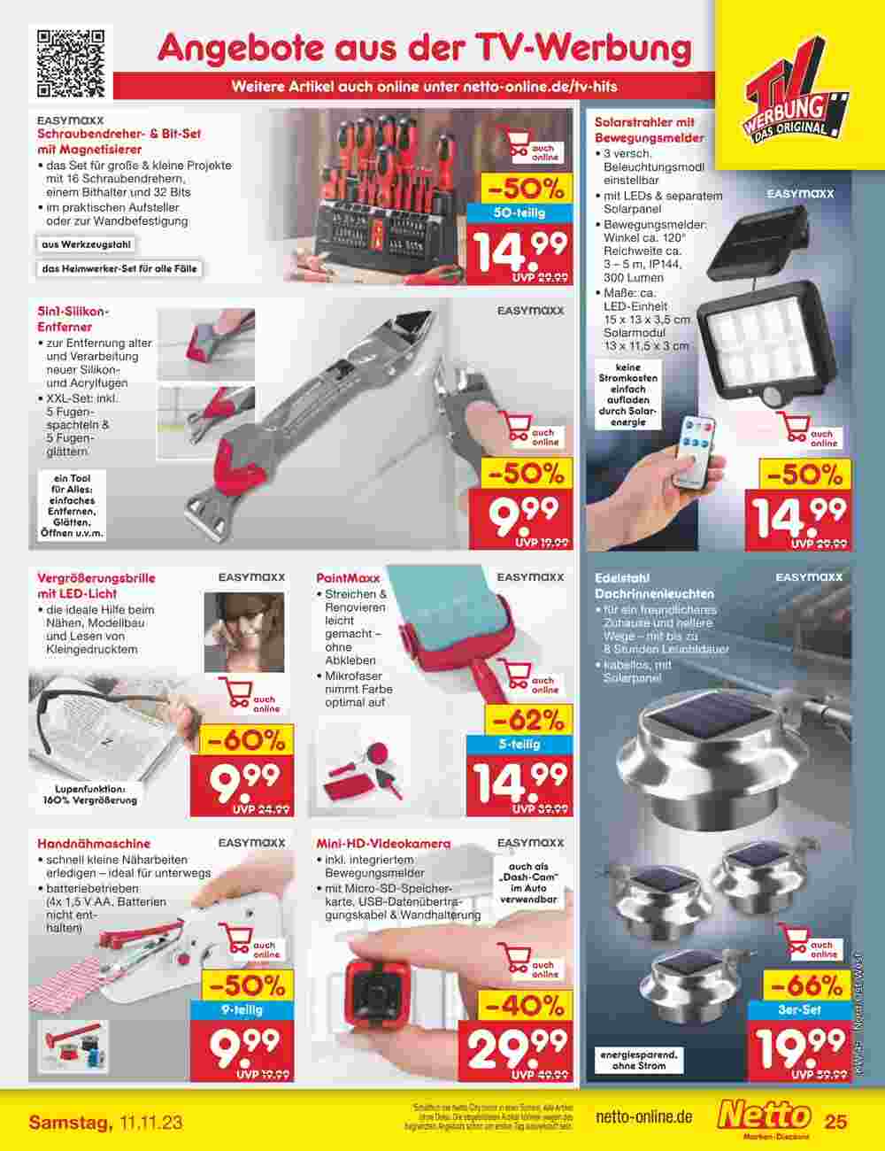 Netto Marken-Discount Prospekt (ab 06.11.2023) zum Blättern - Seite 29