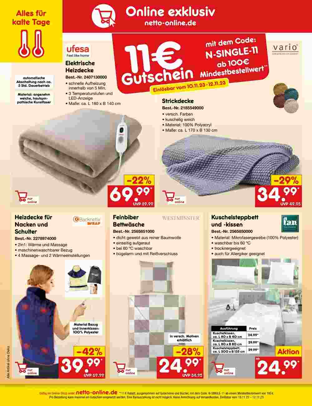 Netto Marken-Discount Prospekt (ab 06.11.2023) zum Blättern - Seite 52