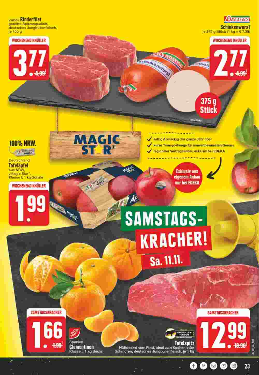 EDEKA Jung Prospekt (ab 06.11.2023) zum Blättern - Seite 23