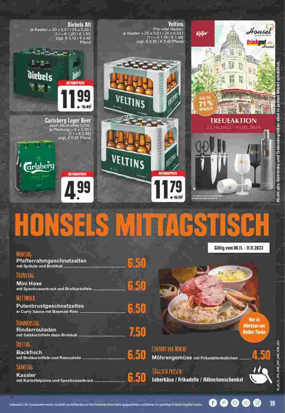 Edeka Honsel Prospekt (ab 06.11.2023) zum Blättern - Seite 19