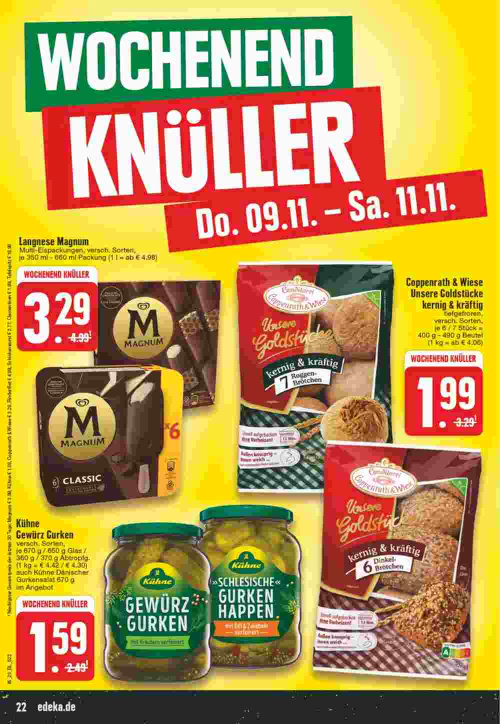 Edeka Wegner Prospekt (ab 06.11.2023) zum Blättern - Seite 22