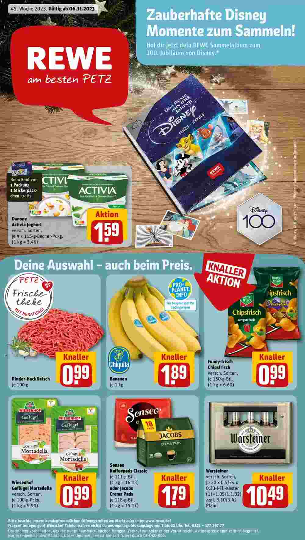 REWE PETZ Prospekt (ab 06.11.2023) zum Blättern - Seite 1