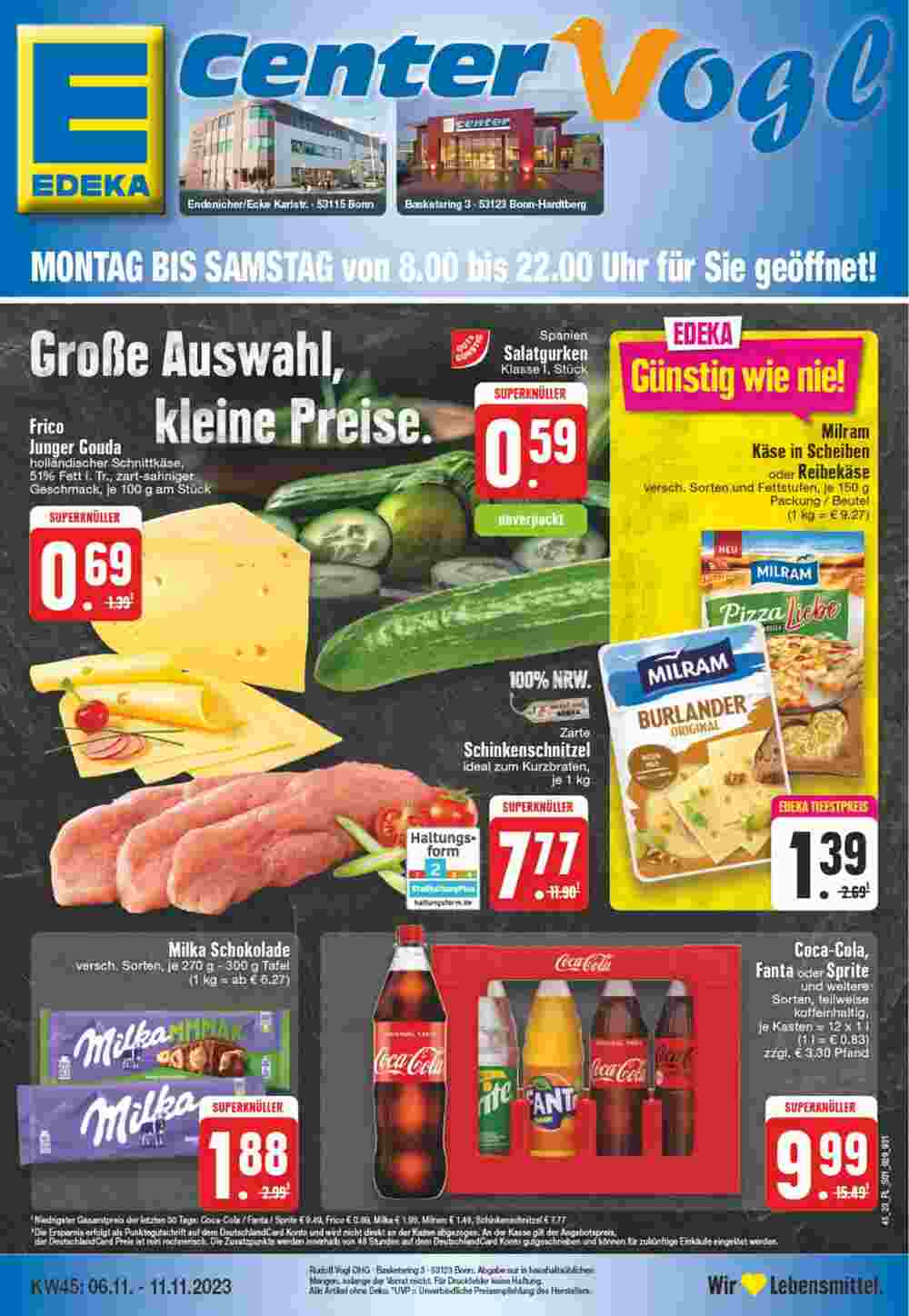 EDEKA Vogl Prospekt (ab 06.11.2023) zum Blättern - Seite 1