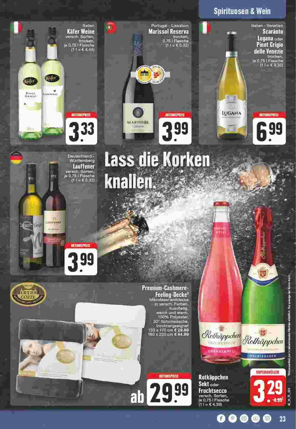 EDEKA Vogl Prospekt (ab 06.11.2023) zum Blättern - Seite 23