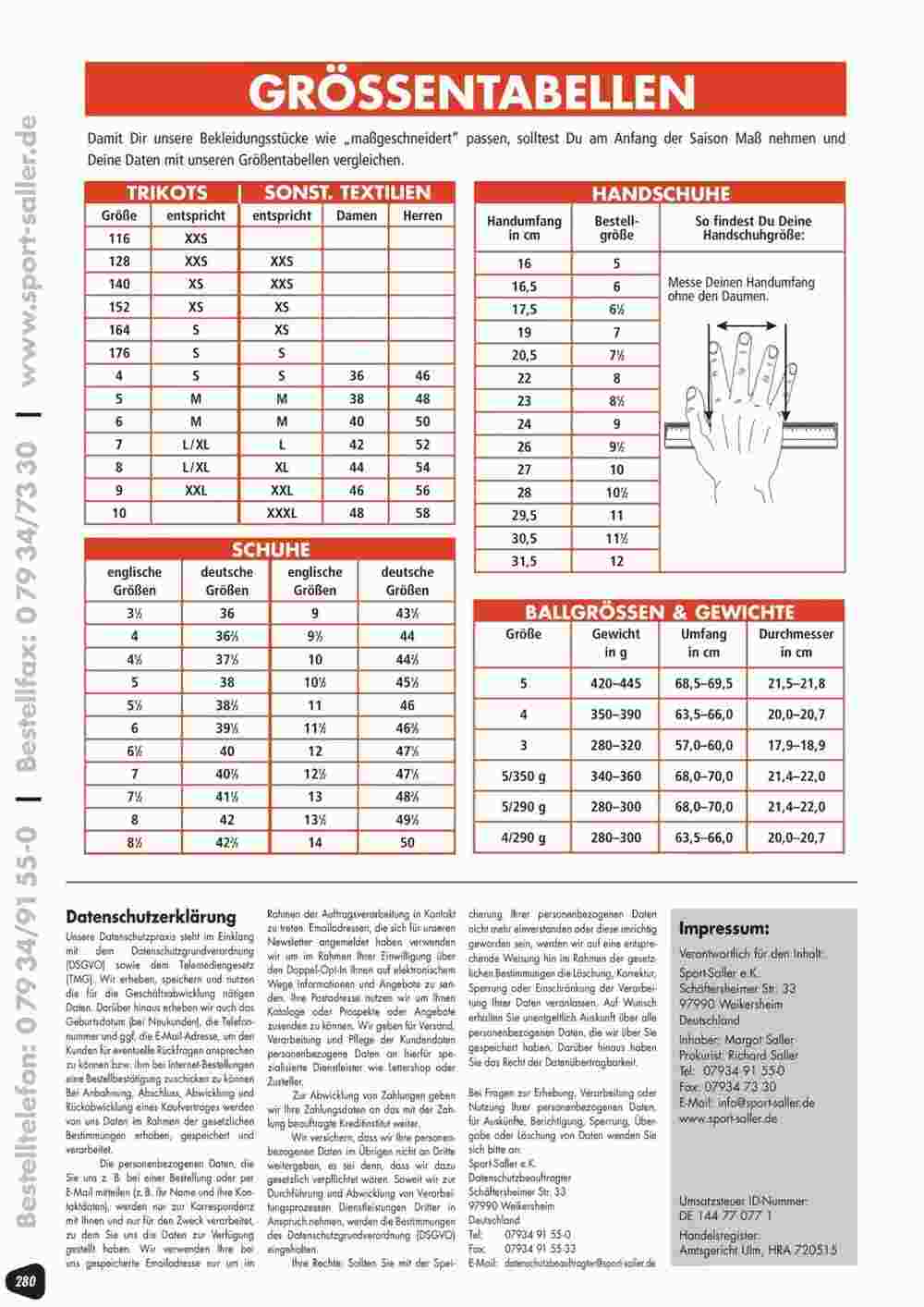 Sport Saller Prospekt (ab 08.11.2023) zum Blättern - Seite 288