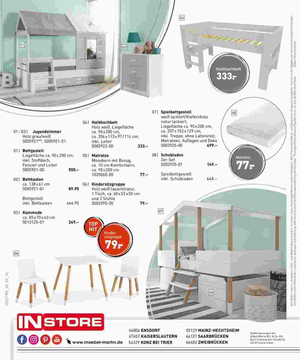 Möbel Martin Prospekt (ab 08.11.2023) zum Blättern - Seite 16