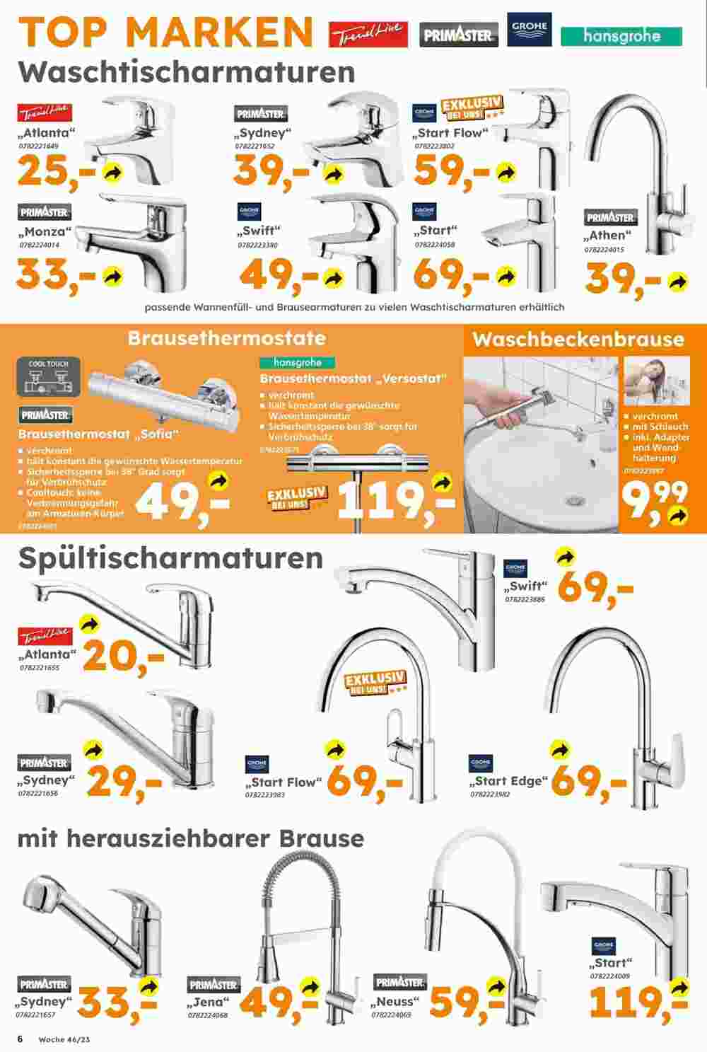 Globus Baumarkt Prospekt (ab 11.11.2023) zum Blättern - Seite 6