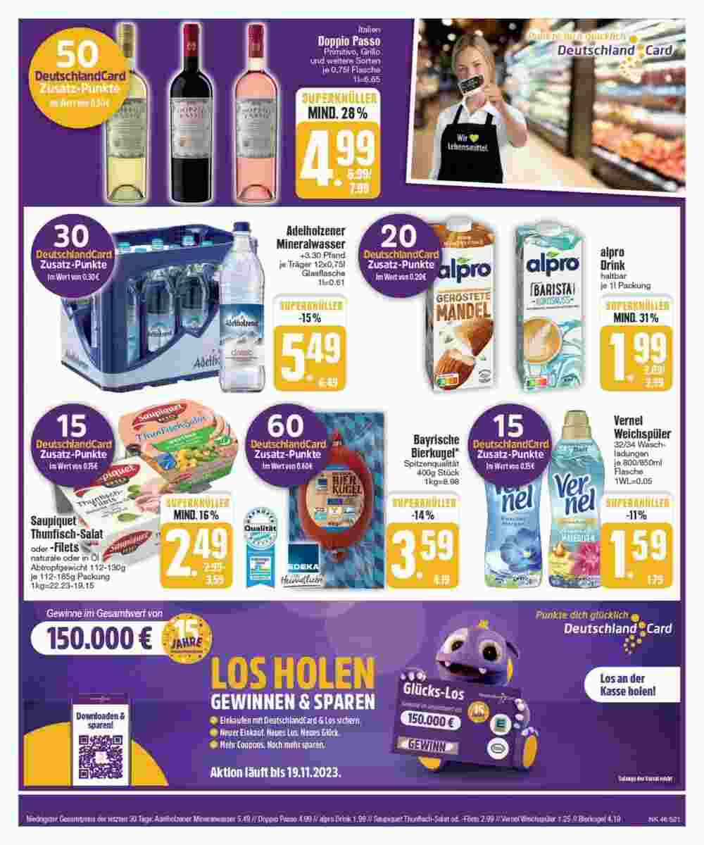 Edeka Scherer Prospekt (ab 13.11.2023) zum Blättern - Seite 21