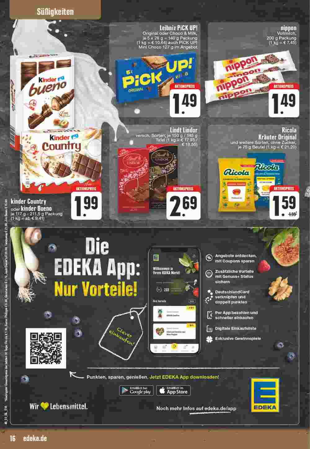 Edeka Wegner Prospekt (ab 13.11.2023) zum Blättern - Seite 16