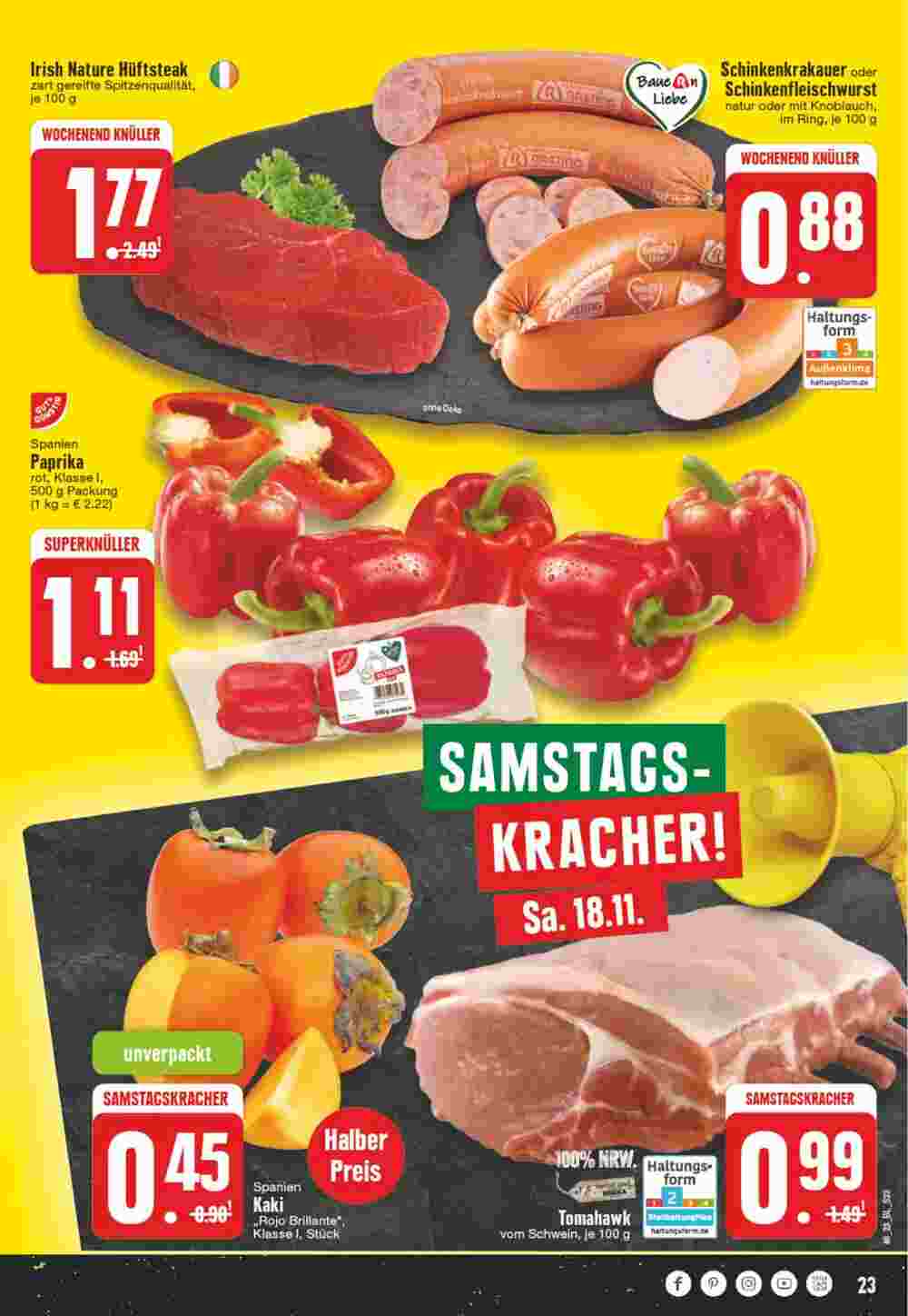 Edeka Wegner Prospekt (ab 13.11.2023) zum Blättern - Seite 23