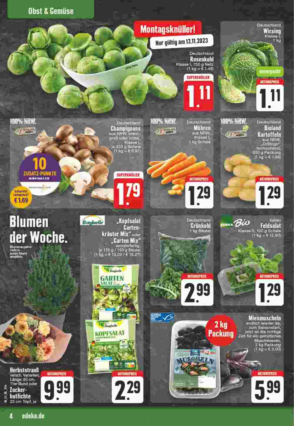 Edeka Wegner Prospekt (ab 13.11.2023) zum Blättern - Seite 4