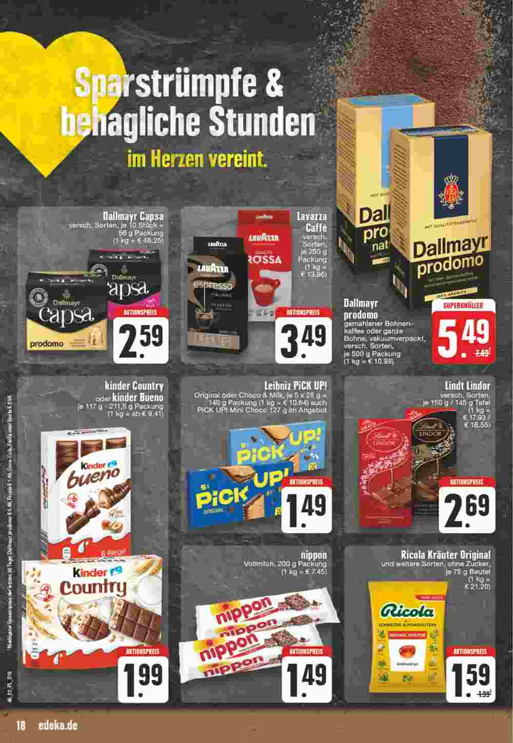 EDEKA Vogl Prospekt (ab 13.11.2023) zum Blättern - Seite 18