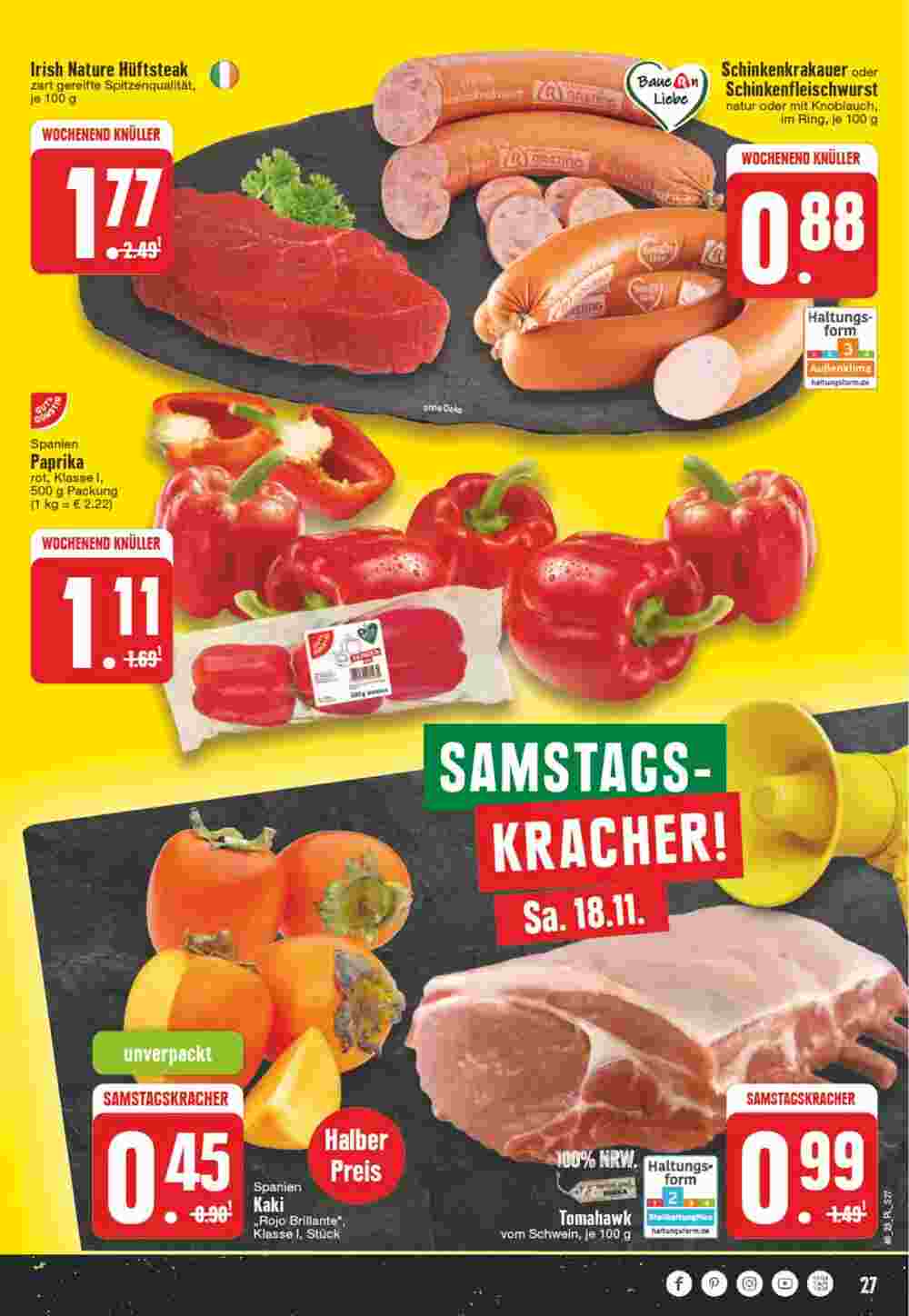 EDEKA Vogl Prospekt (ab 13.11.2023) zum Blättern - Seite 27