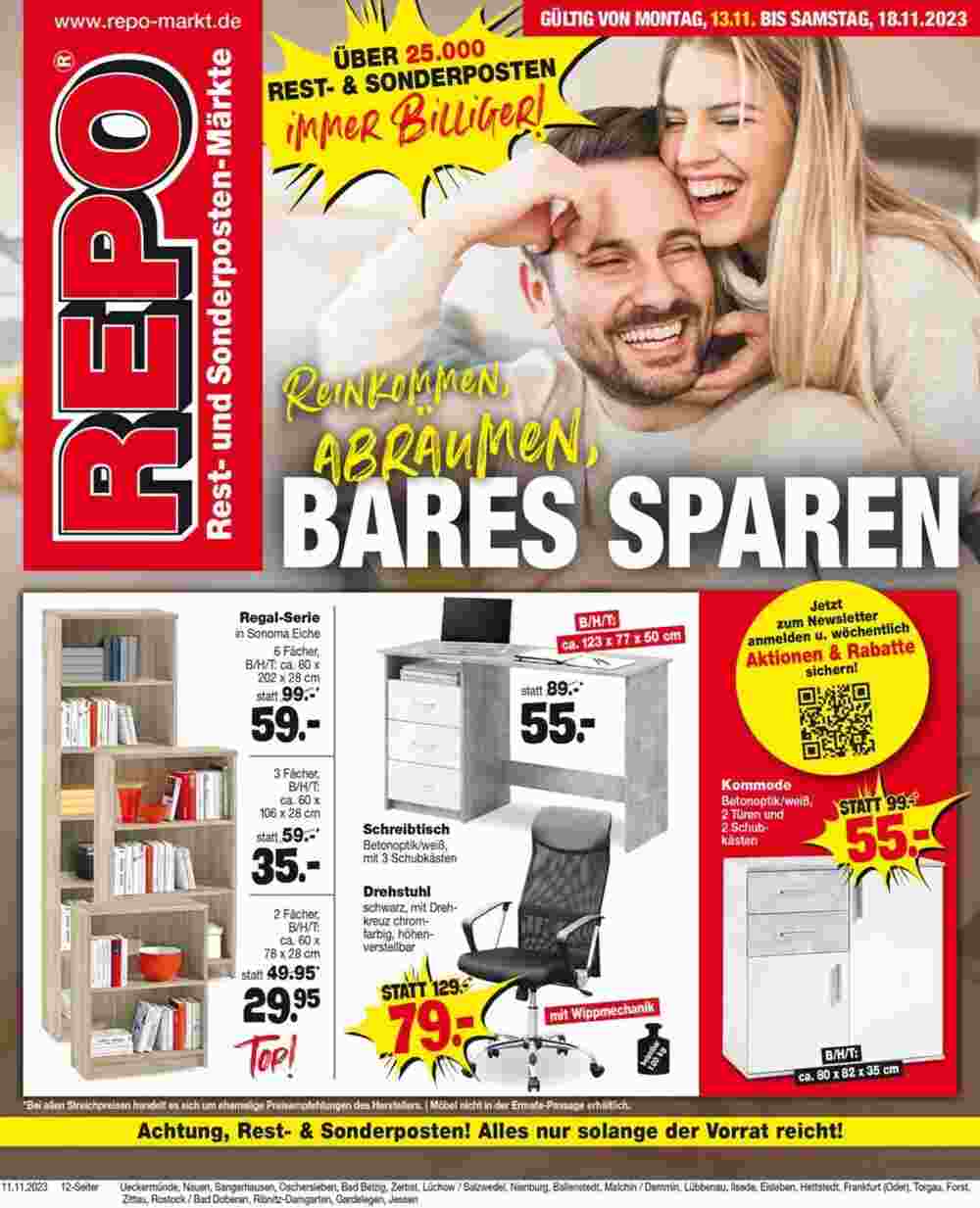 Repo Markt Prospekt (ab 14.11.2023) zum Blättern - Seite 1