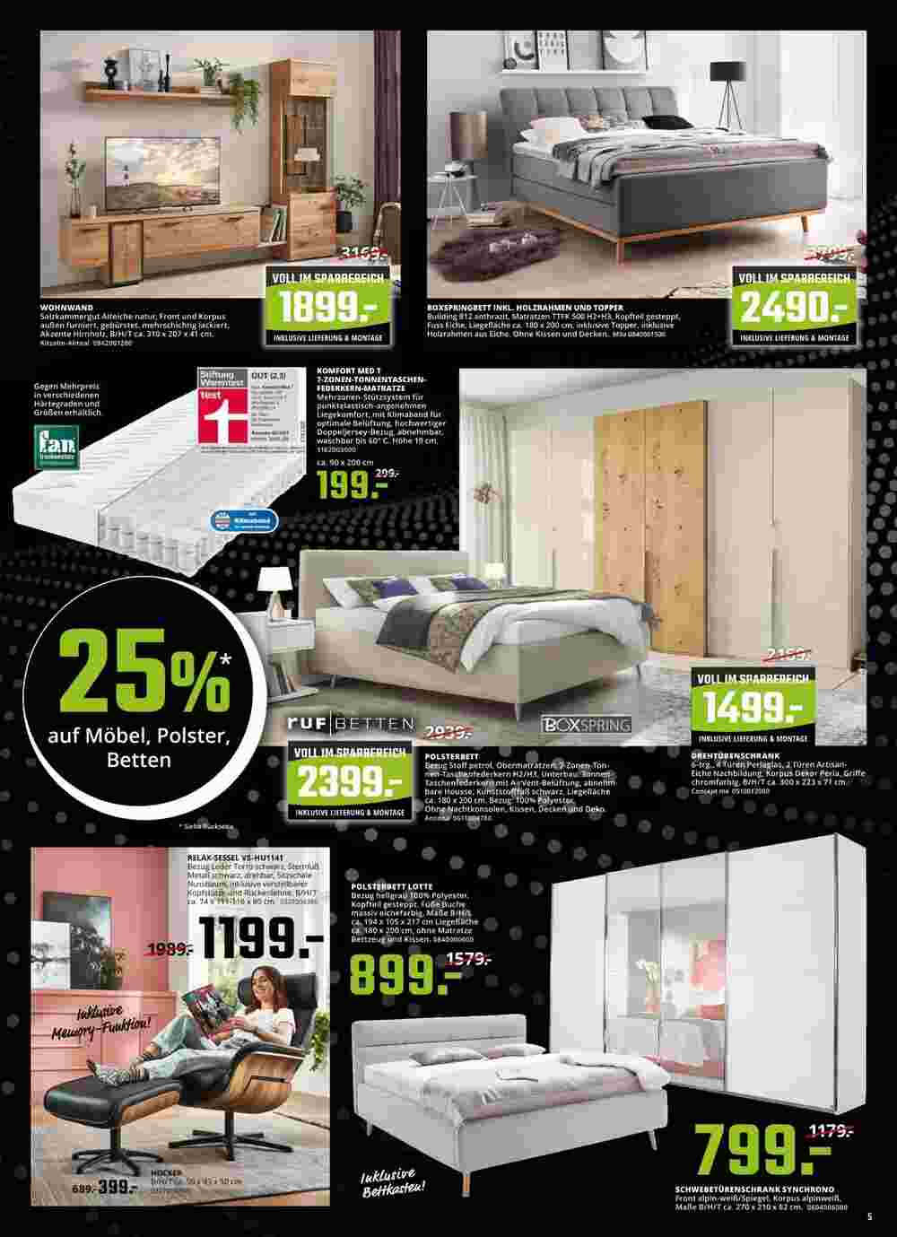 Möbelland Hochtaunus Prospekt (ab 14.11.2023) zum Blättern - Seite 5