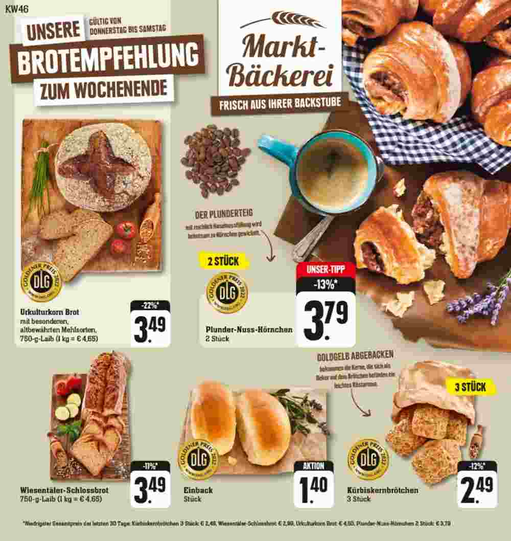 K&U Bäckerei Prospekt (ab 15.11.2023) zum Blättern - Seite 1