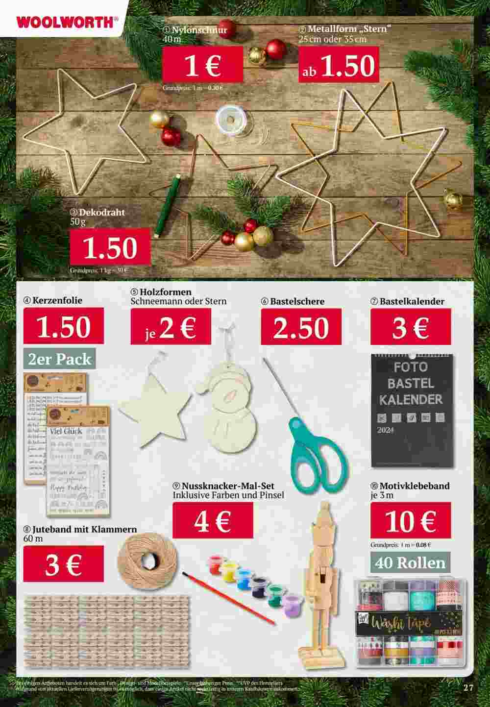 Woolworth Prospekt (ab 15.11.2023) zum Blättern - Seite 27