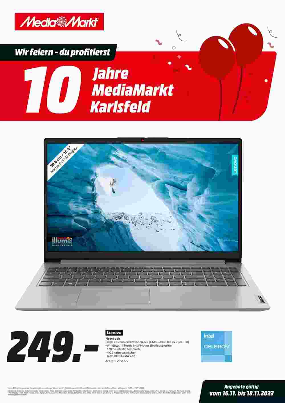 MediaMarkt Prospekt (ab 15.11.2023) zum Blättern - Seite 1