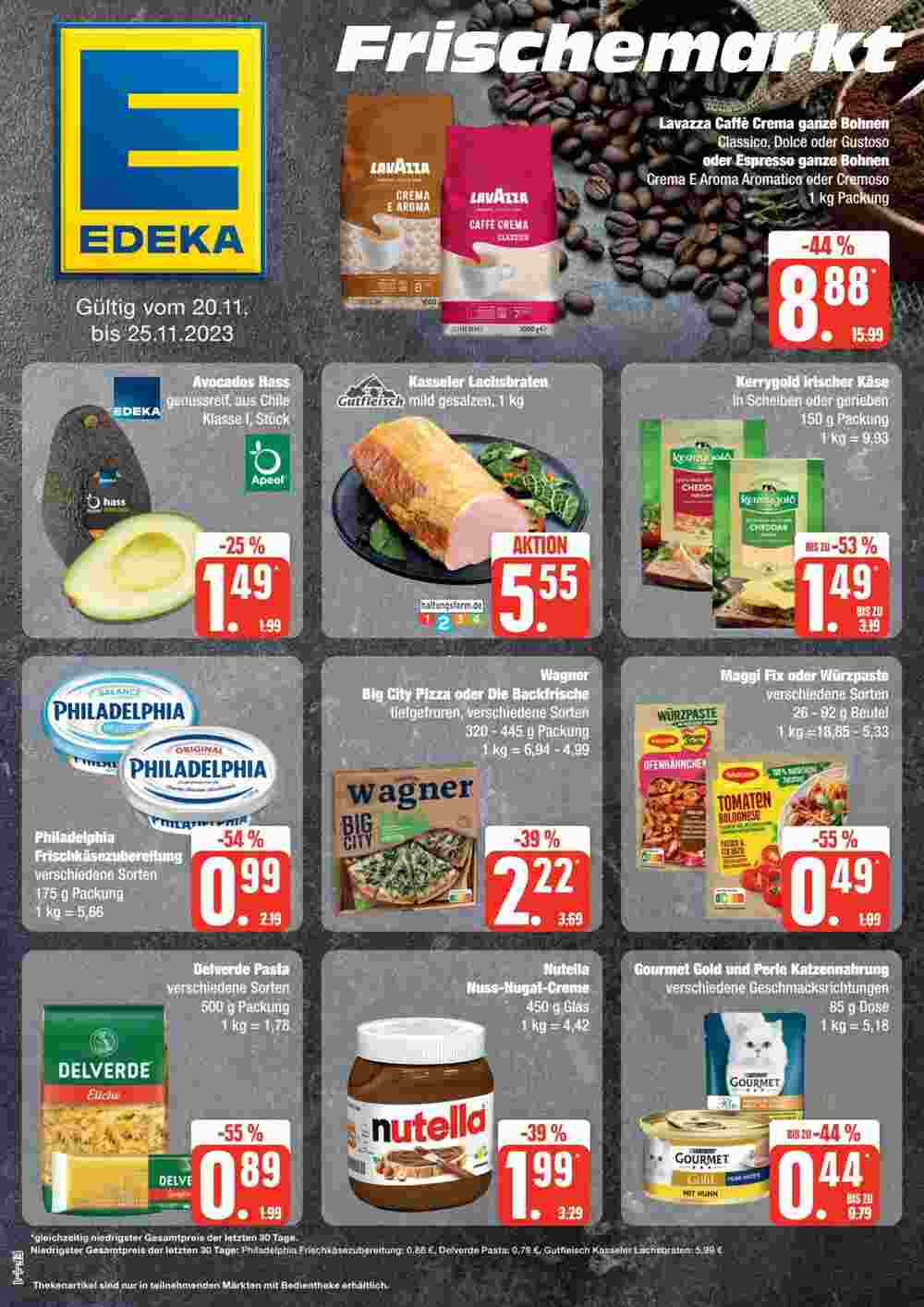 Edeka Frischemarkt Prospekt (ab 19.11.2023) zum Blättern - Seite 1