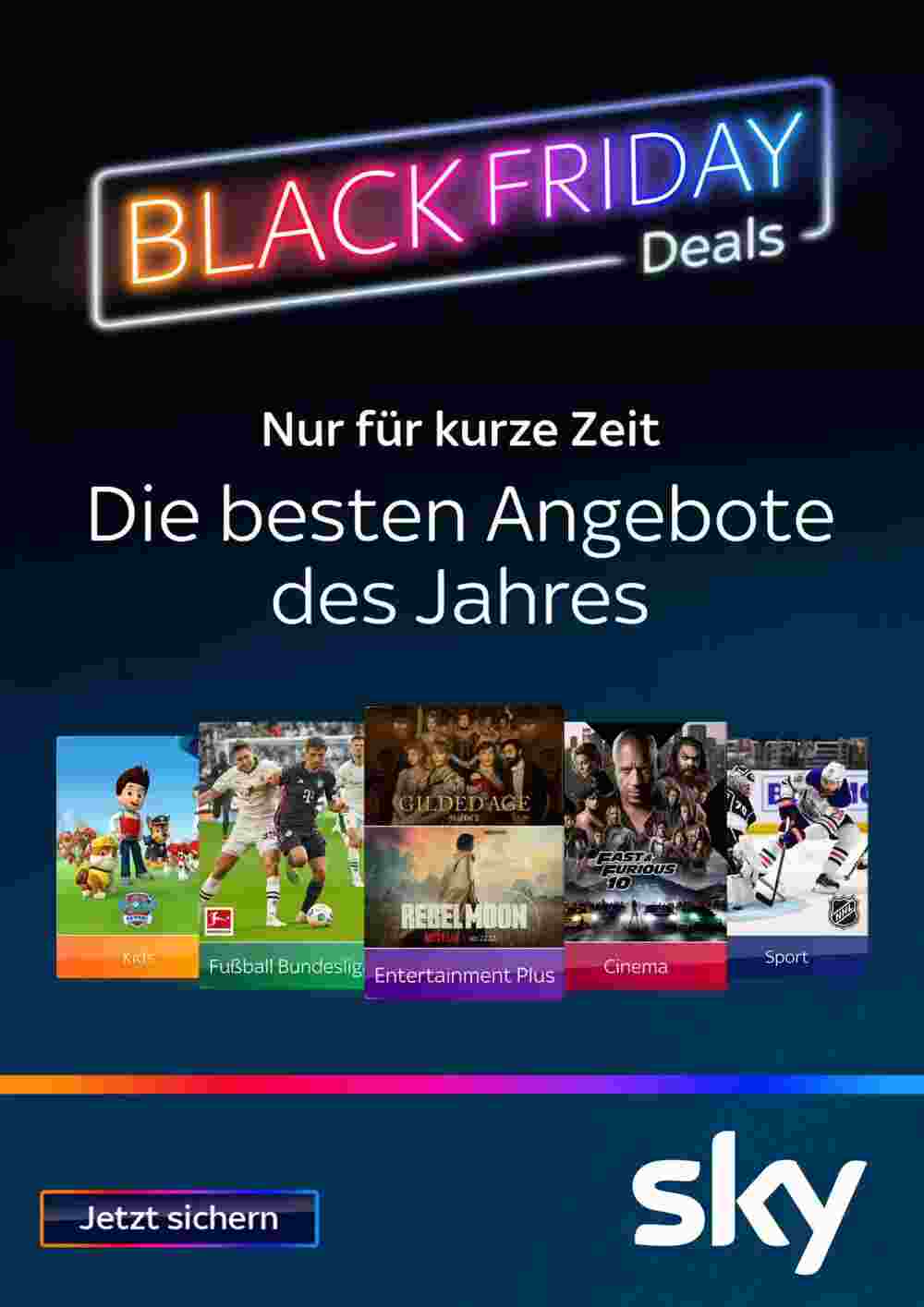 Sky Prospekt (ab 19.11.2023) zum Blättern - Seite 1