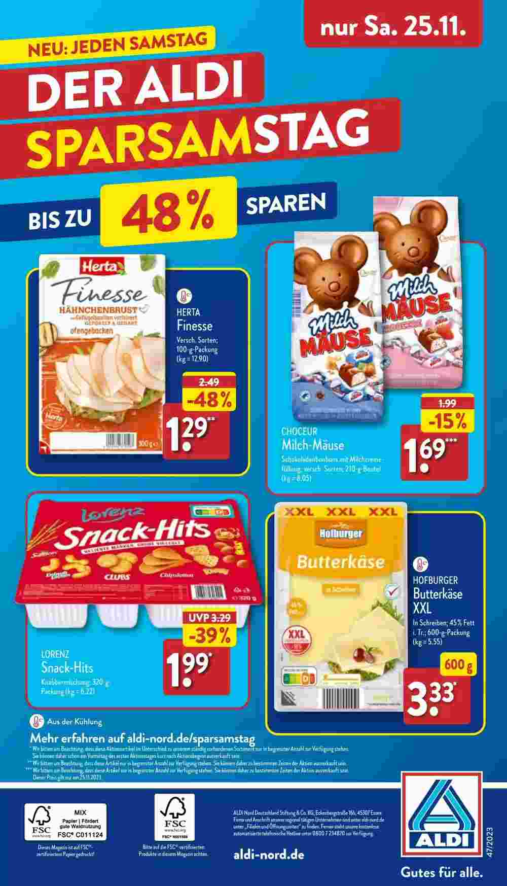 Aldi Nord Prospekt (ab 19.11.2023) zum Blättern - Seite 41