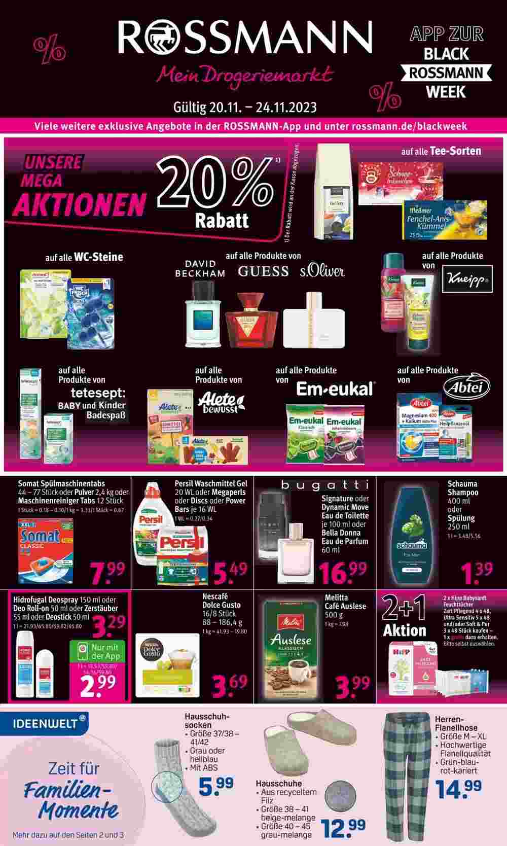 Rossmann Prospekt (ab 19.11.2023) zum Blättern - Seite 1