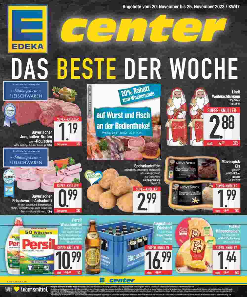 E-Center Prospekt (ab 19.11.2023) zum Blättern - Seite 1