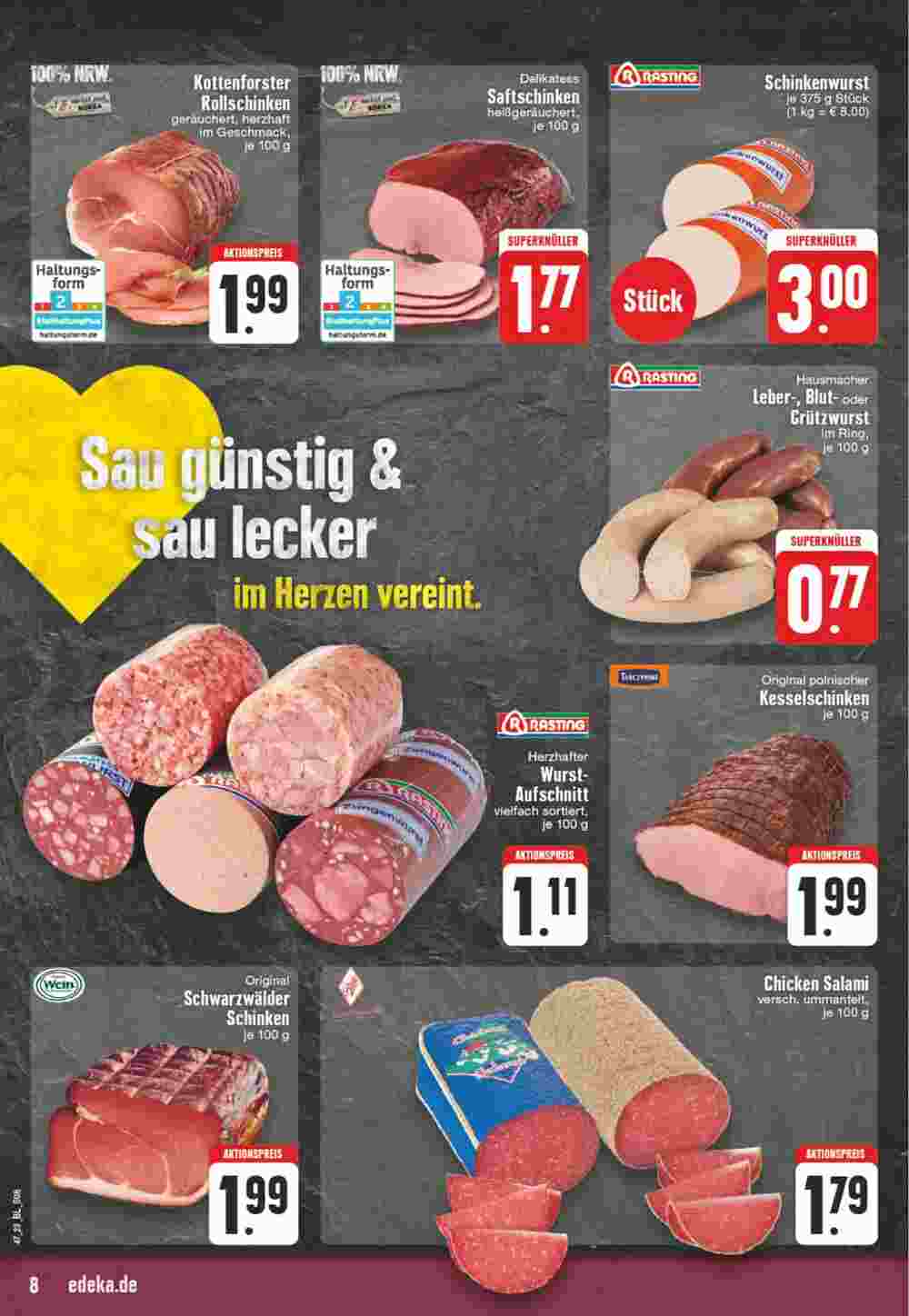 Edeka Wegner Prospekt (ab 20.11.2023) zum Blättern - Seite 8