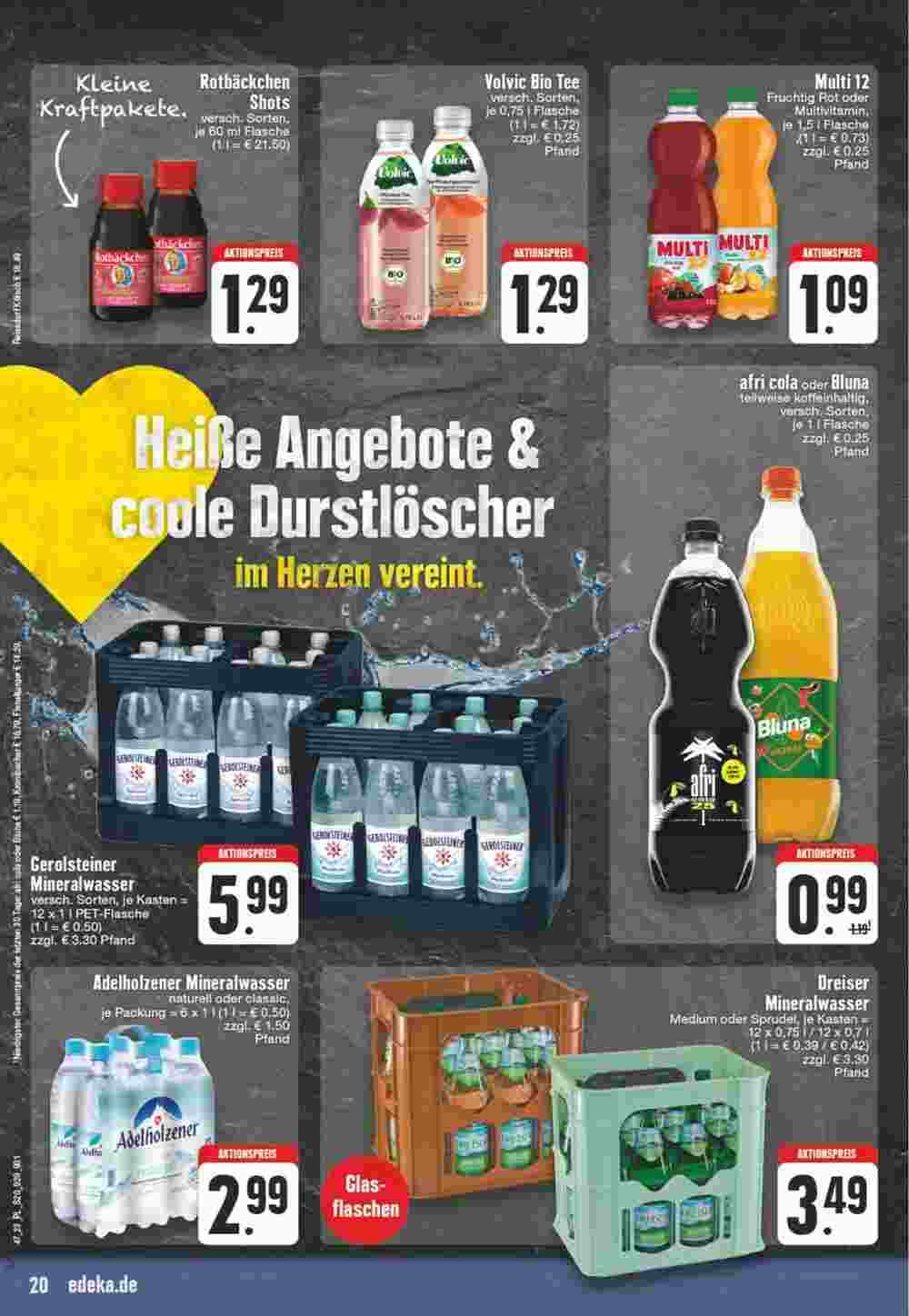 EDEKA Vogl Prospekt (ab 20.11.2023) zum Blättern - Seite 20