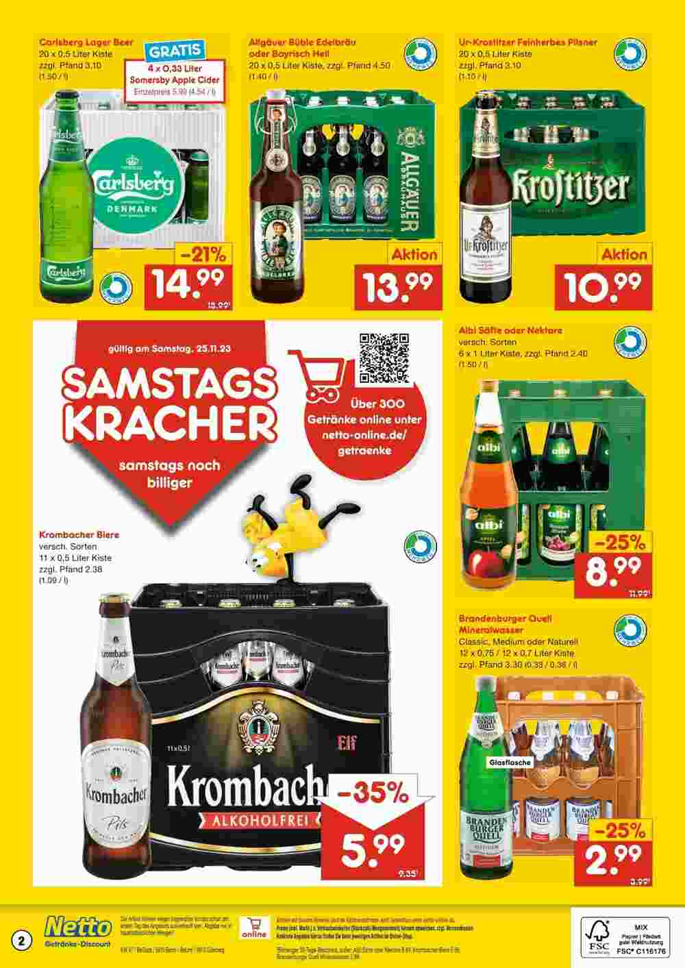 Netto Getränke Discount Prospekt (ab 20.11.2023) zum Blättern - Seite 2