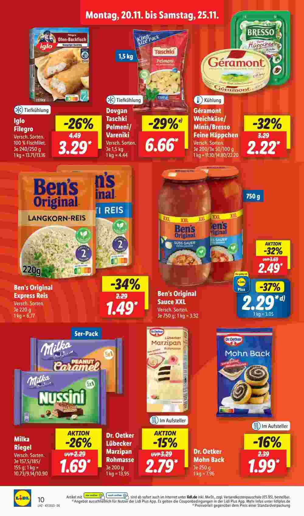 Lidl Prospekt (ab 20.11.2023) zum Blättern - Seite 10