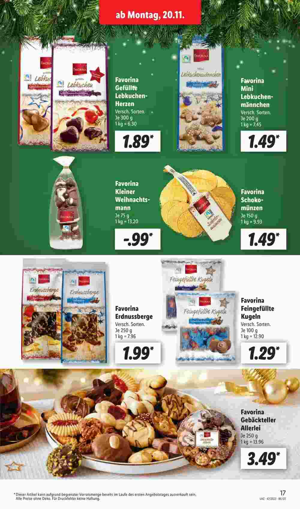 Lidl Prospekt (ab 20.11.2023) zum Blättern - Seite 19